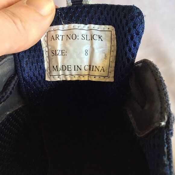 Vintage Blue Bubblesole Trainers - Picture 8 of 8